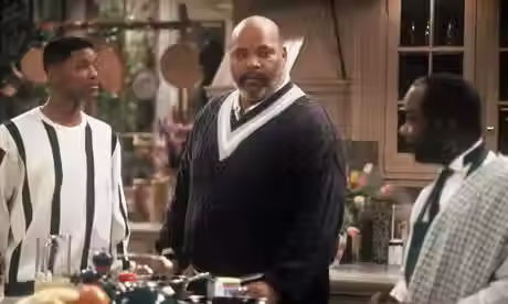Philip "Uncle Phil" Banks from The Fresh Prince of Bel-Air, iconic 90s TV dad and father figure known for his life lessons, love, and tough-but-fair parenting style.