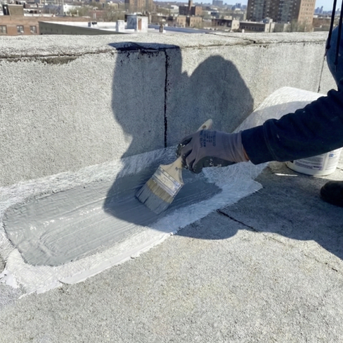 ทากันซึมลงบนผ้าให้เรียบร้อย