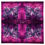 Thumbnail: Eadach Banshee Dark Rose Print Silk Oversized Scarf by Sara O'Neill