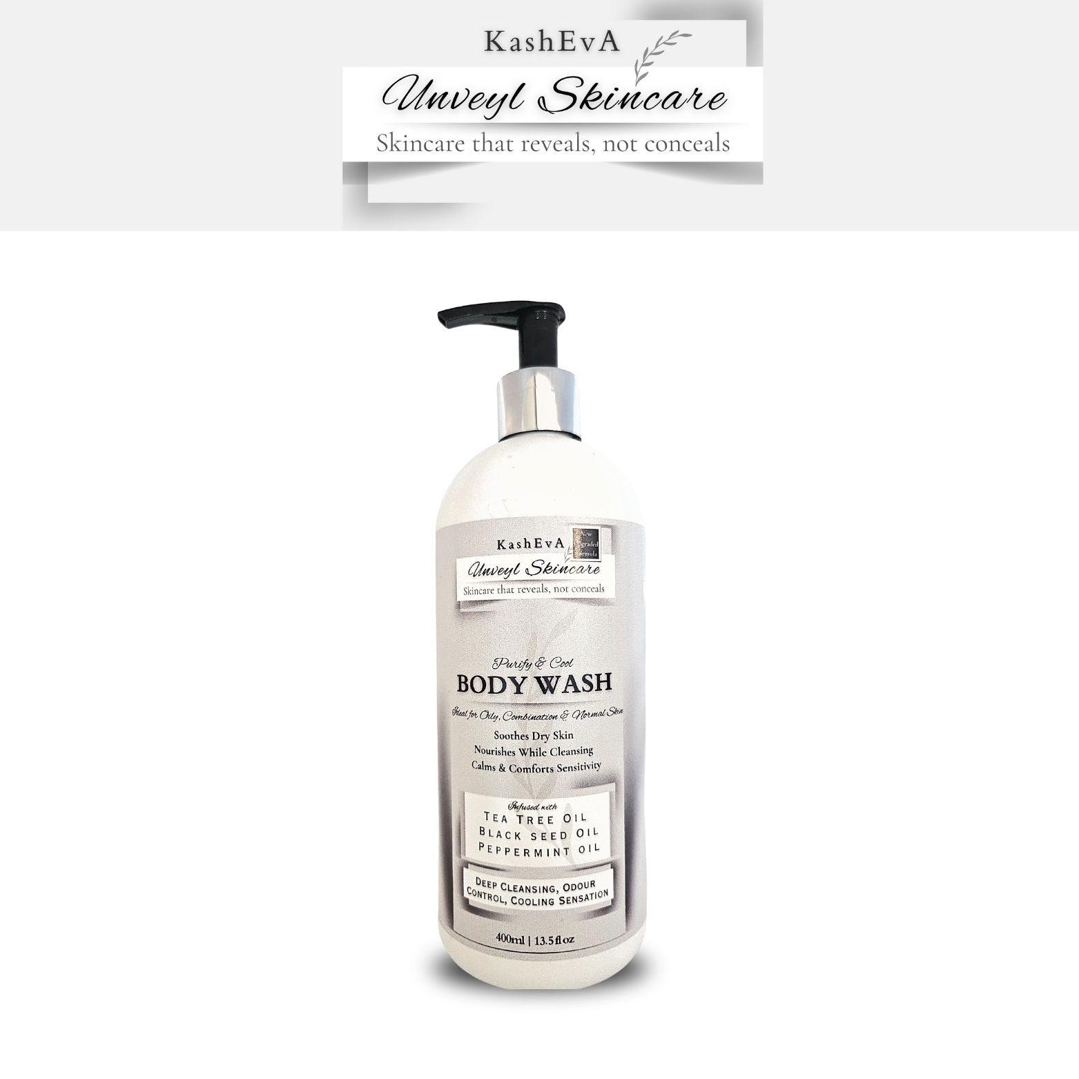 Blackseed, Tea Tree & Peppermint Oil Body Wash