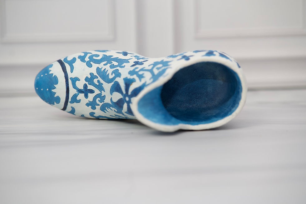 Miniatura: Victorian Style Shoe Decor