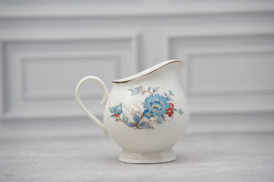 Blue Flower Creamer