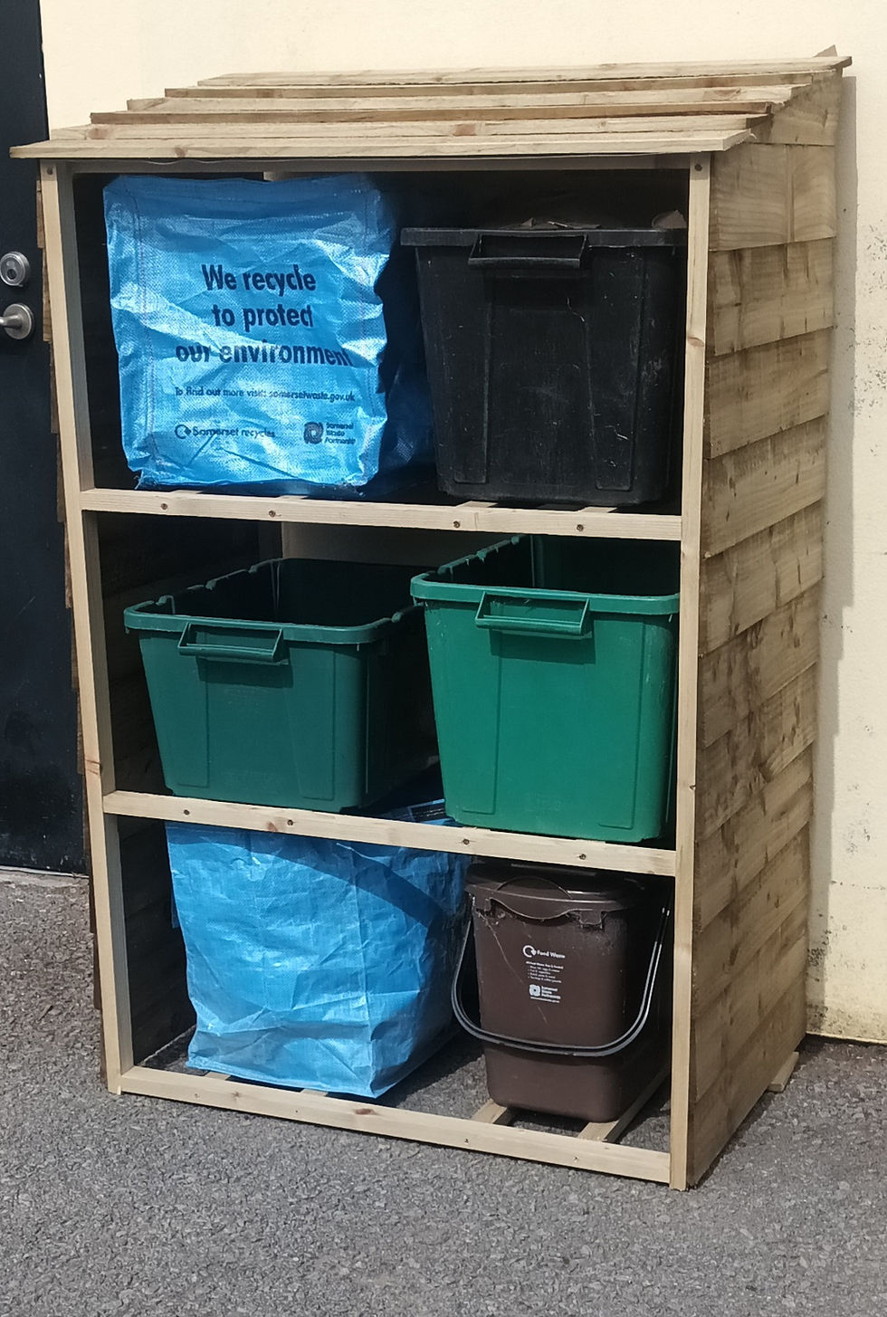 Thumbnail: 2W x 3H (6 Box/Bag) Recycling Store Open Front