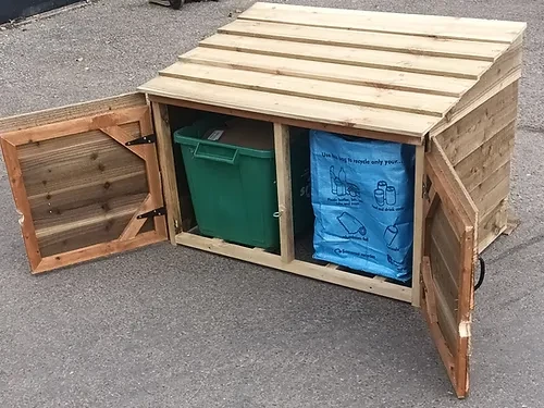 Low Level 2 Box Recycling Store | Hide My Bin