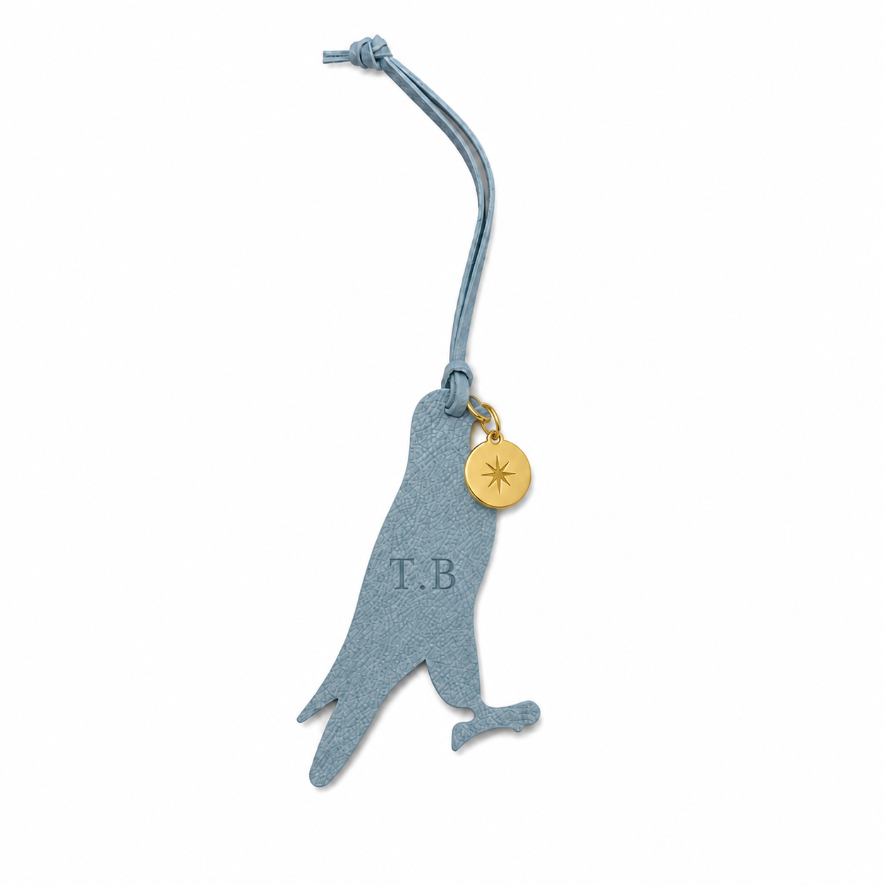 Dusty Blue Falcon Pendant