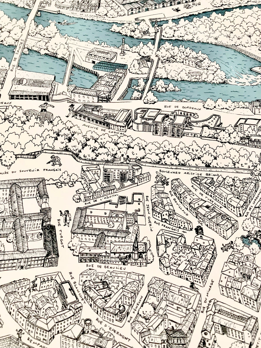 Miniature : Carte d'Angoulême