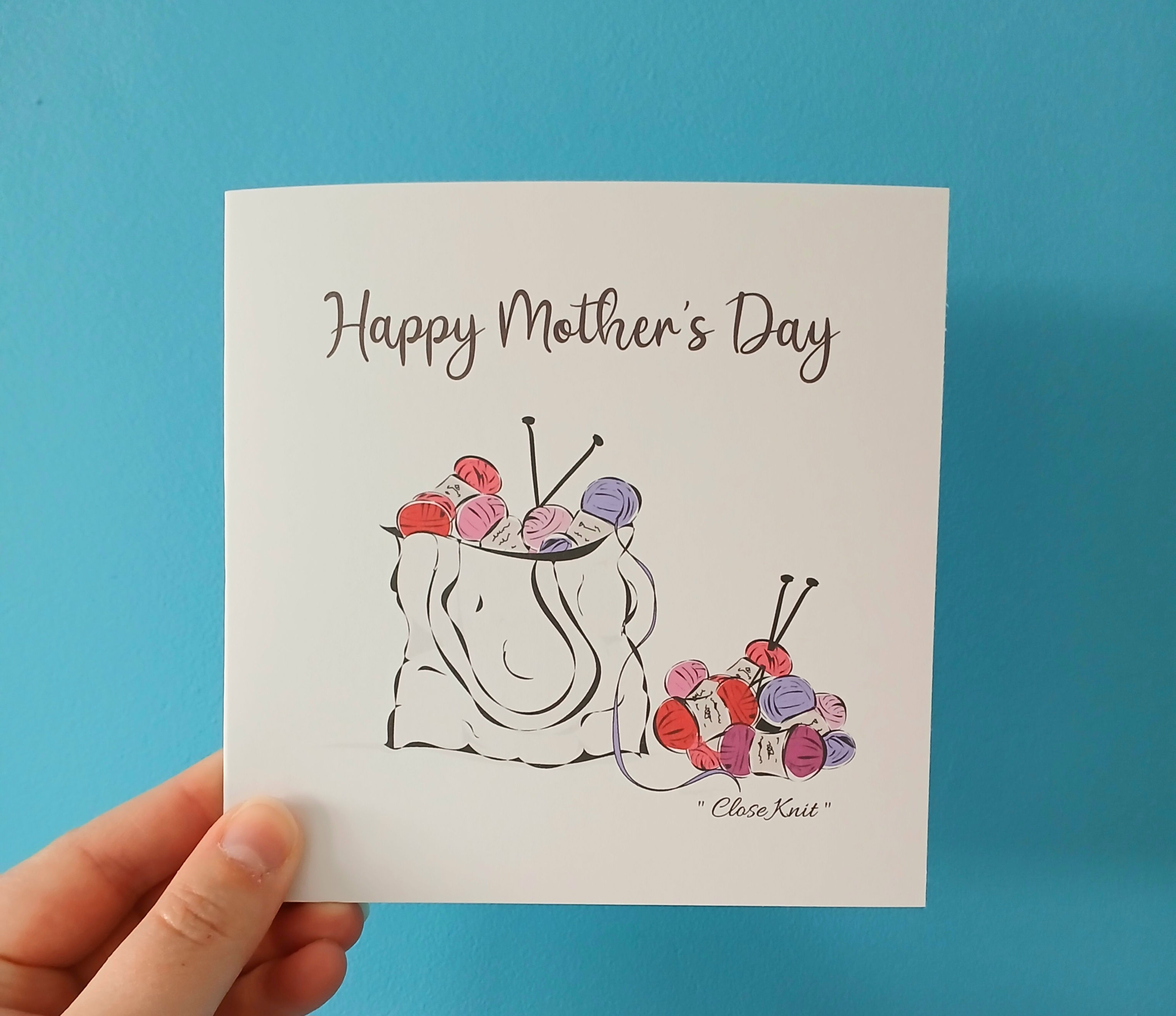 Mother's Day Knitting Card
