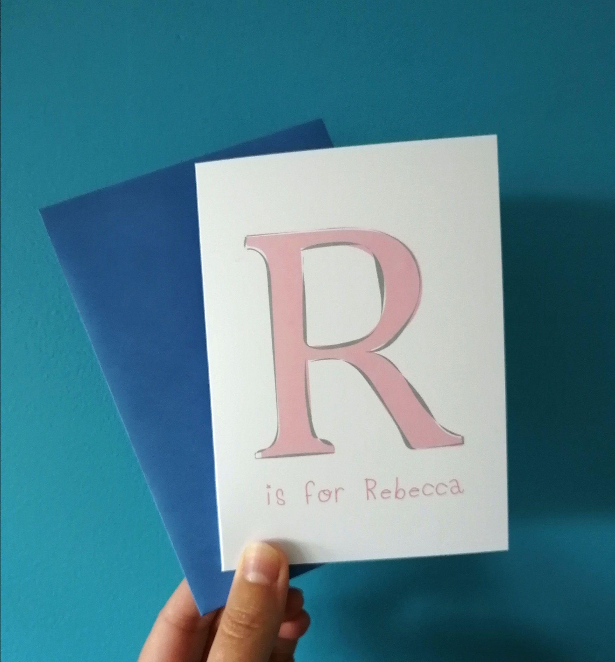 Letter Initial Card