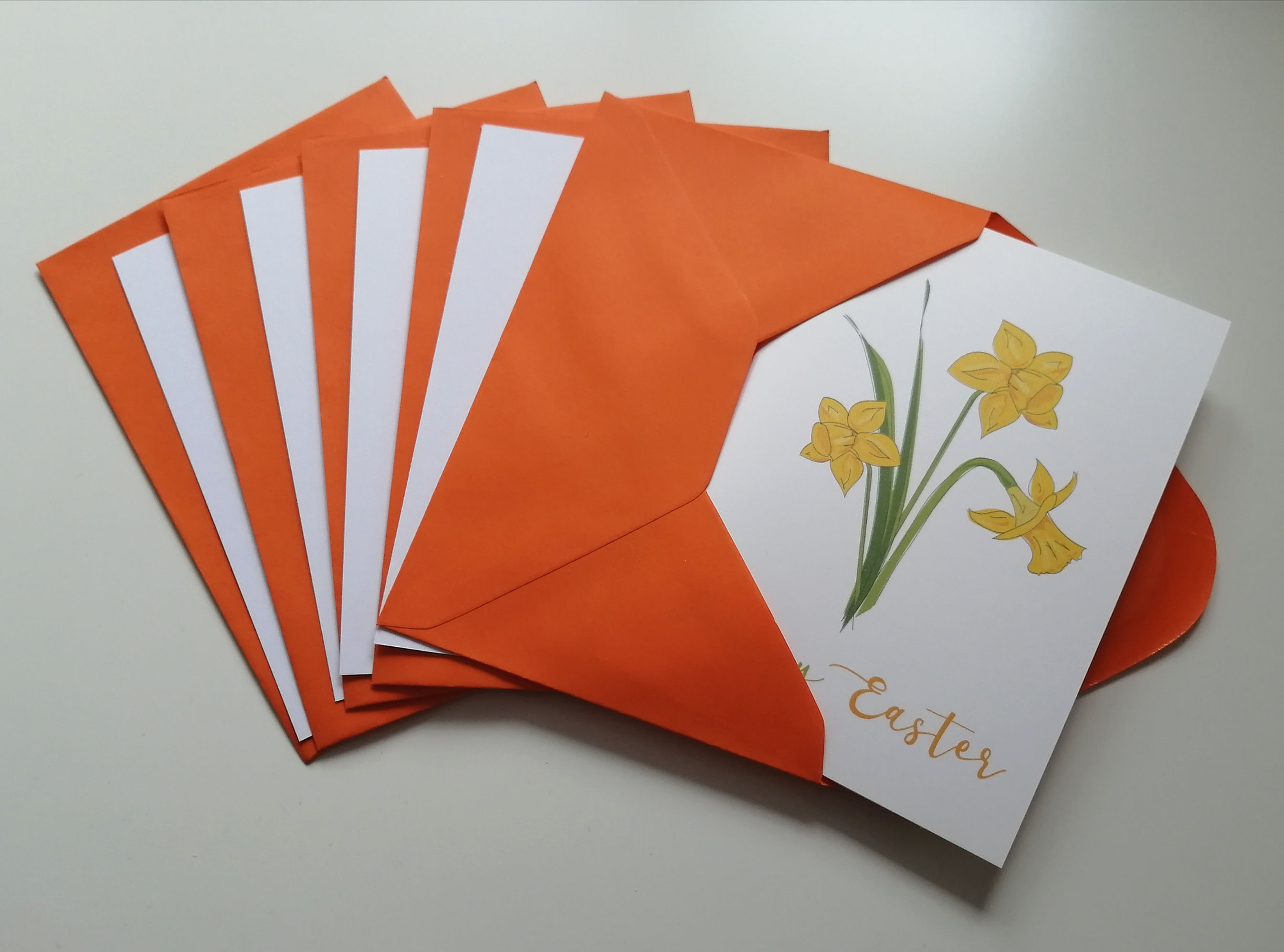 Happy Easter Daffodil Cards
