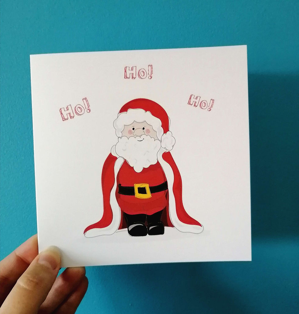 Santa Ho Ho Ho Card