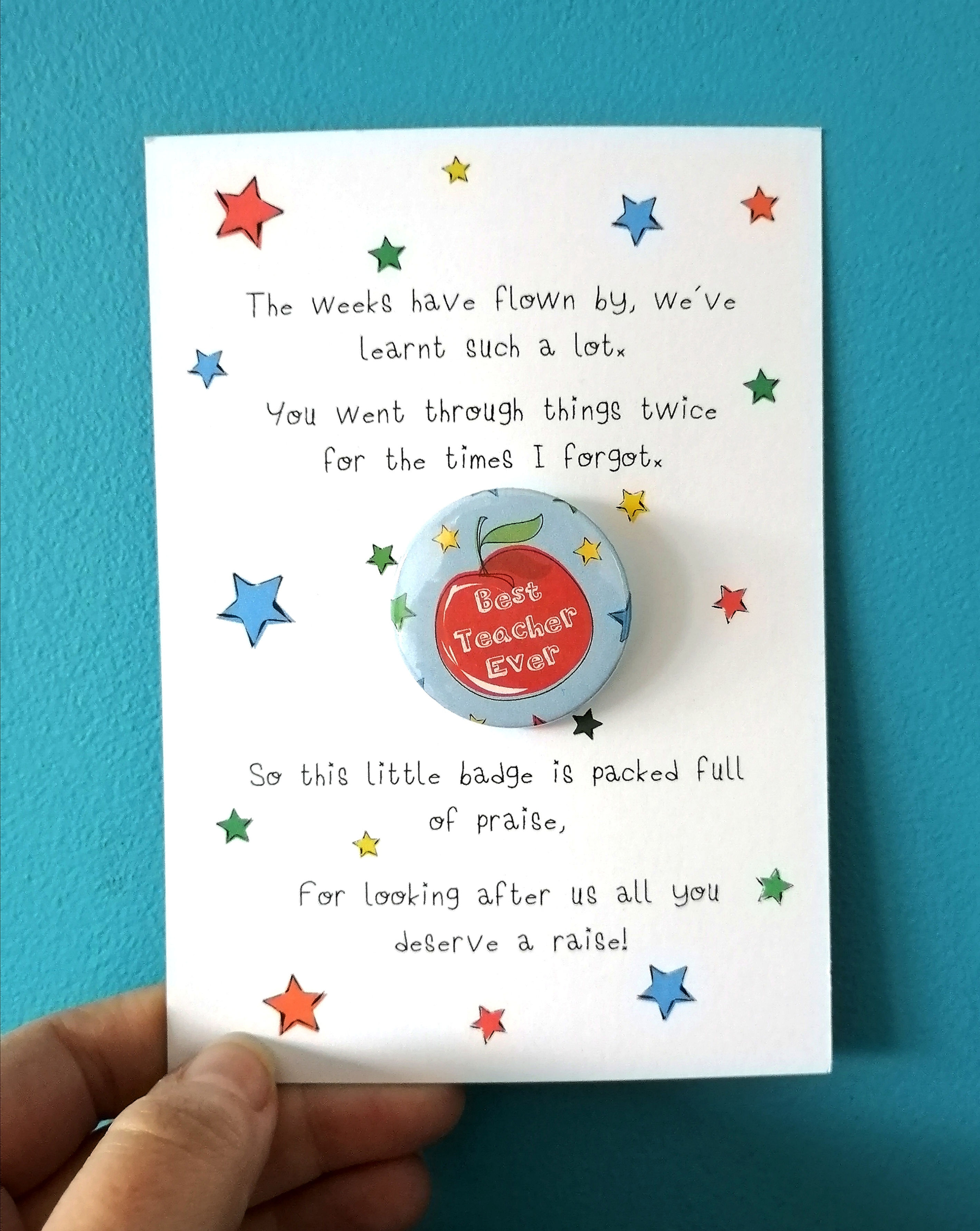 Funny Teacher Thank you Gift