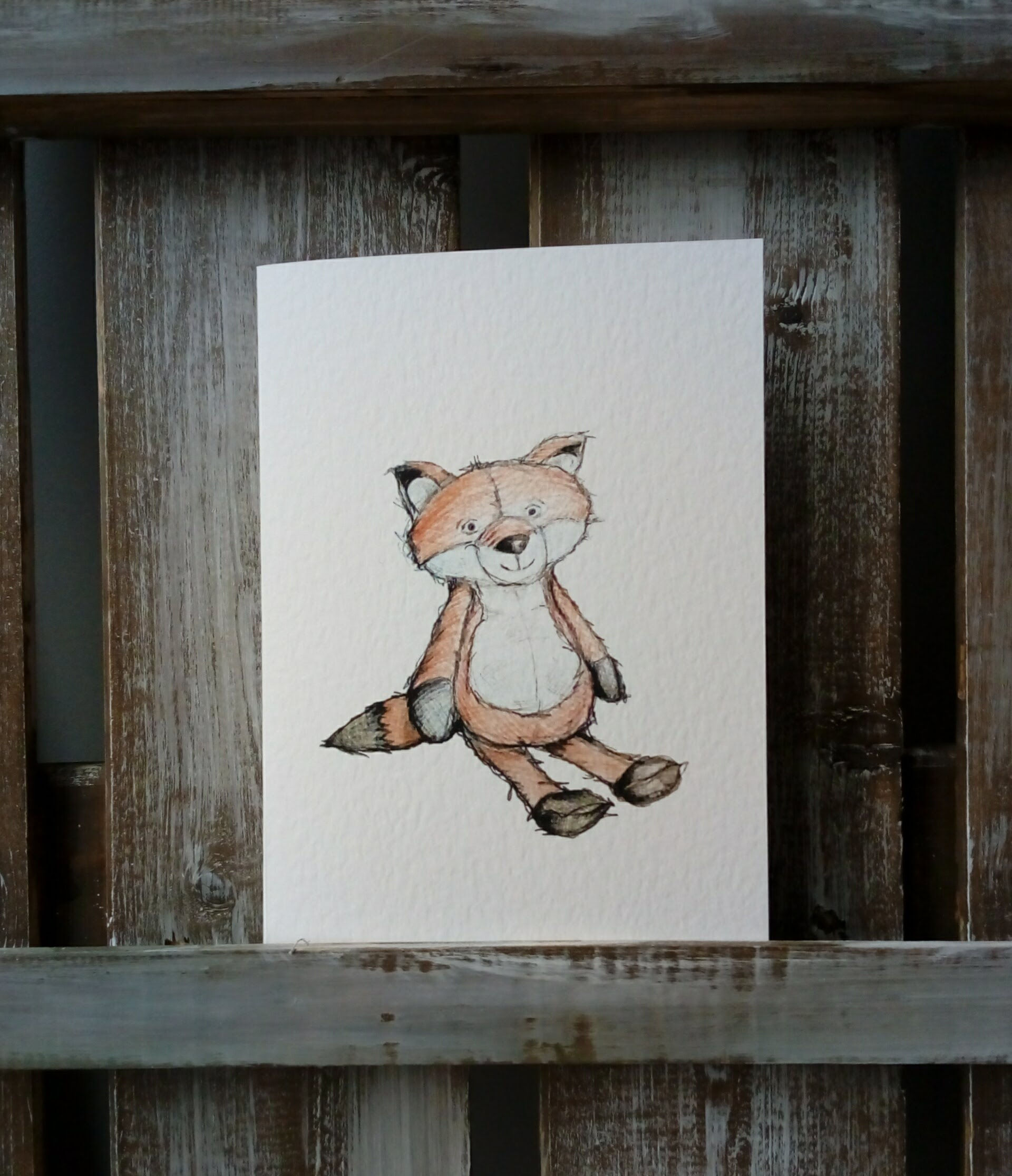 Baby Fox Card and Print