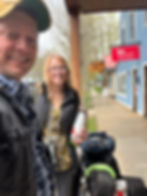 Wheeling the gear through Ellicottville