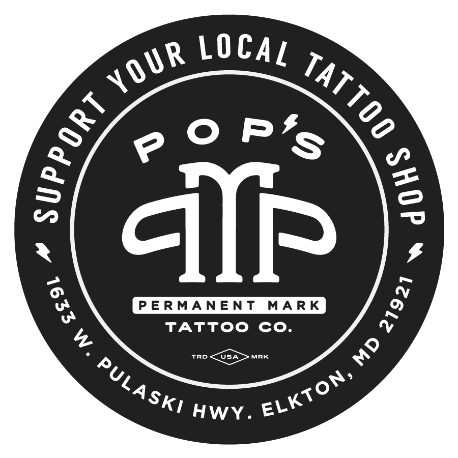 Pop's Permanent Mark Tattoos \u0026 Piercings | 1636 West Pulaski Highway,  Elkton, MD, USA, image size:900x900