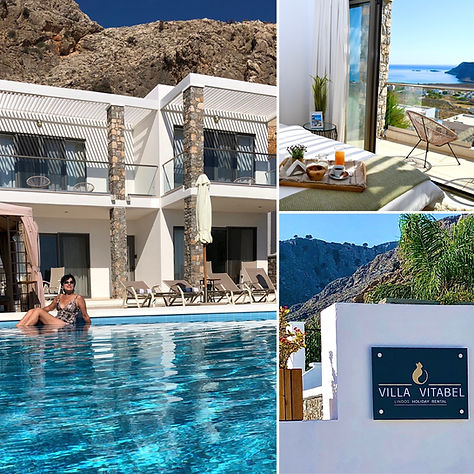 Collage of Villa Vitabel Photos
