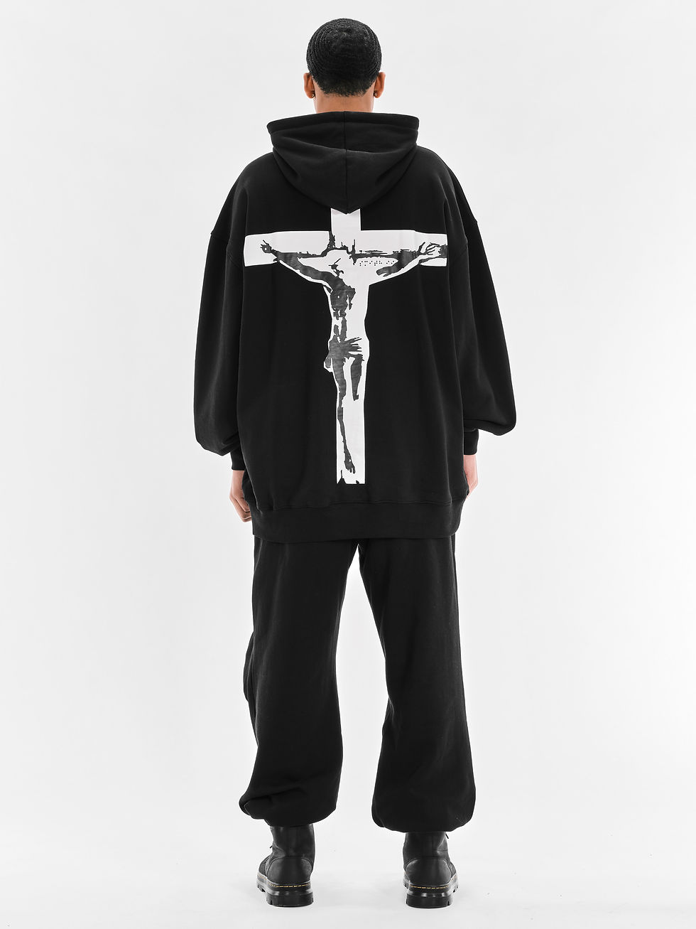 Thumbnail: WW CRUCIFIX [HOODIE-BLACK]