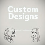 Generate a flyer saying _Custom Designs_