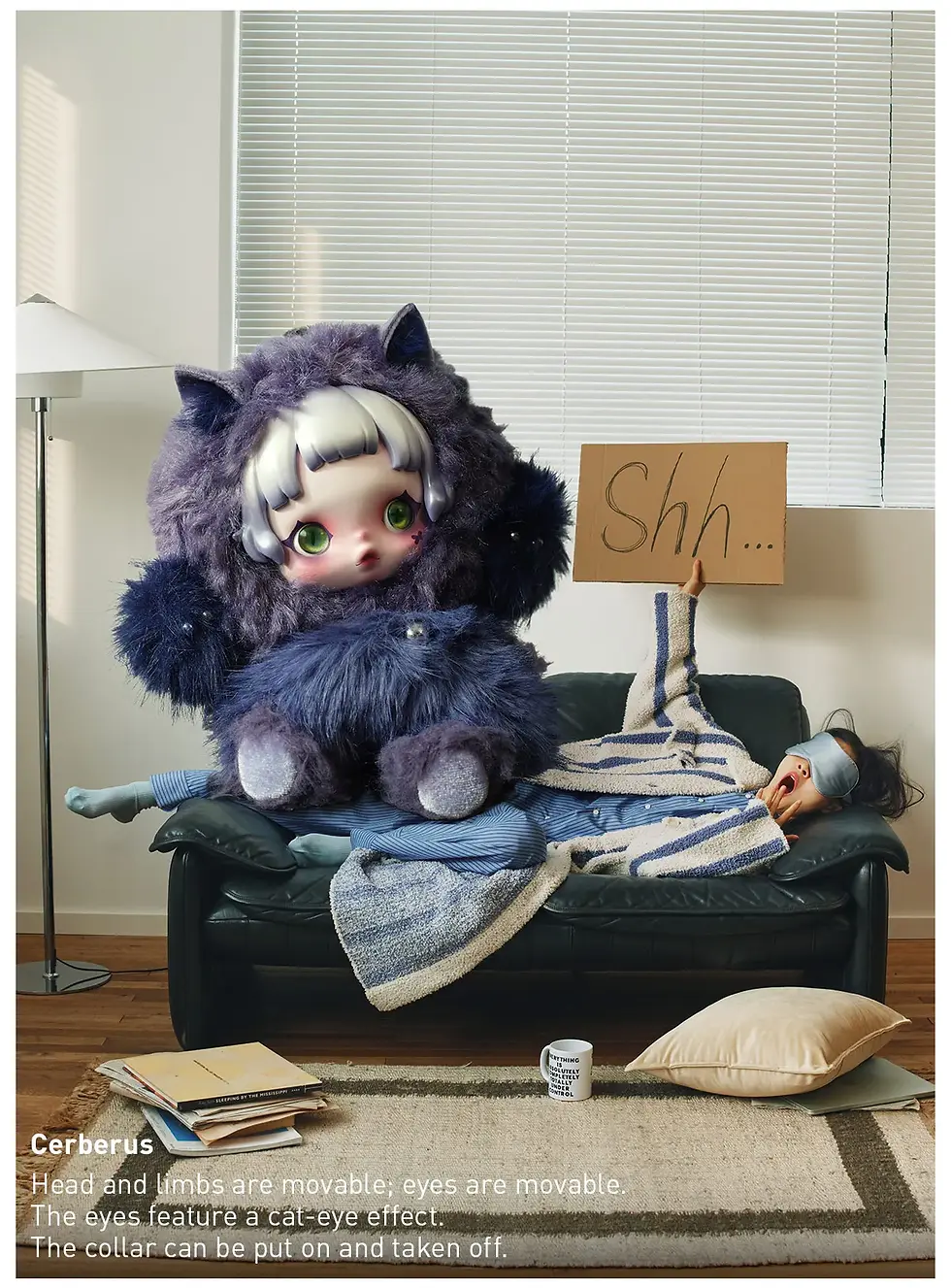 Thumbnail: SKULLPANDA You Found Me! Series Plush Doll Pendant