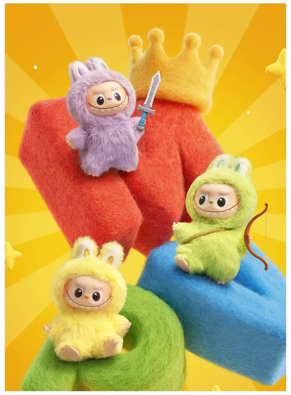 Thumbnail: THE MONSTERS Pin for Love Series-Vinyl Plush Pendant Blind Box (A-M)