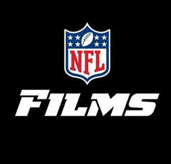 NFL Films logo on a black background