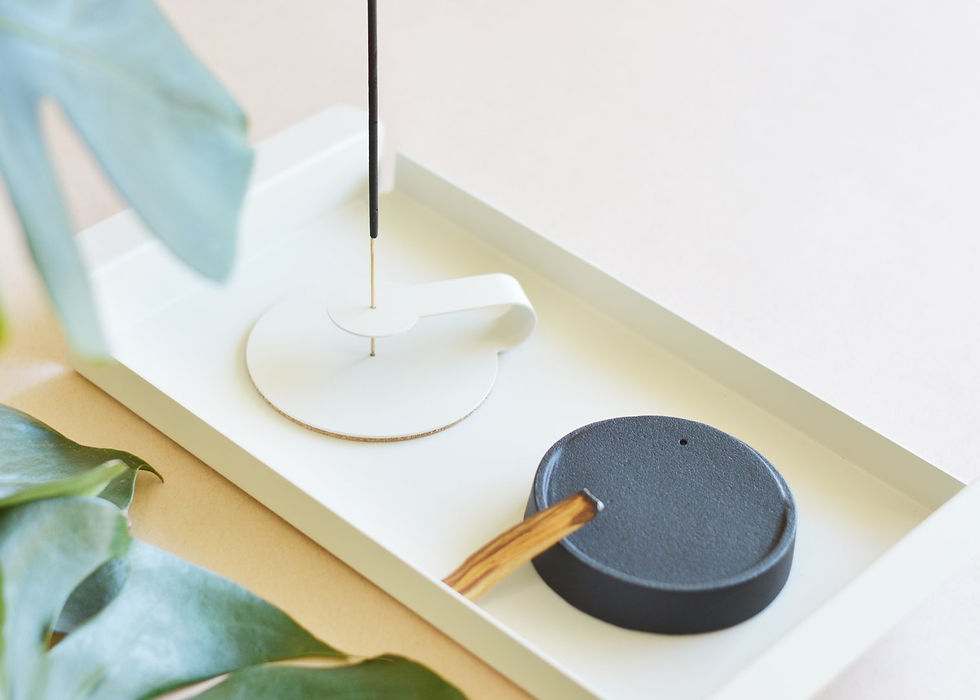 サムネイル： CHAMBER INCENSE BURNER / Matte White