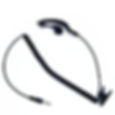 Thumbnail: 3.5MM Single Ear Hook Wired Headset for Walkie-Talkies
