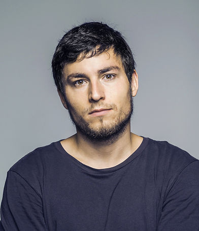 Man with Purple Shirt