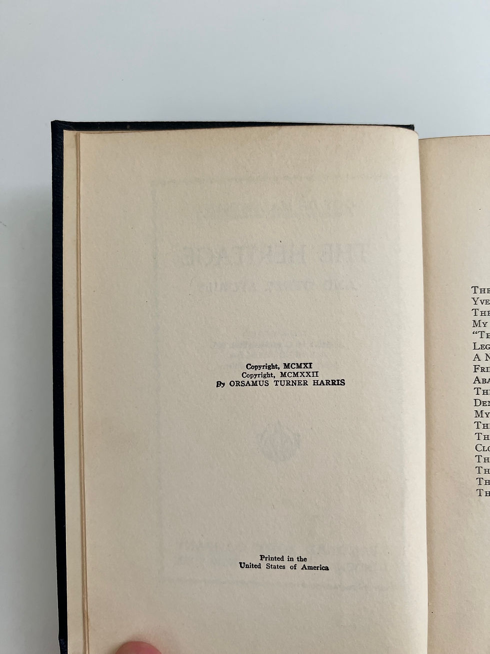 Thumbnail: The Heritage and Other Stories