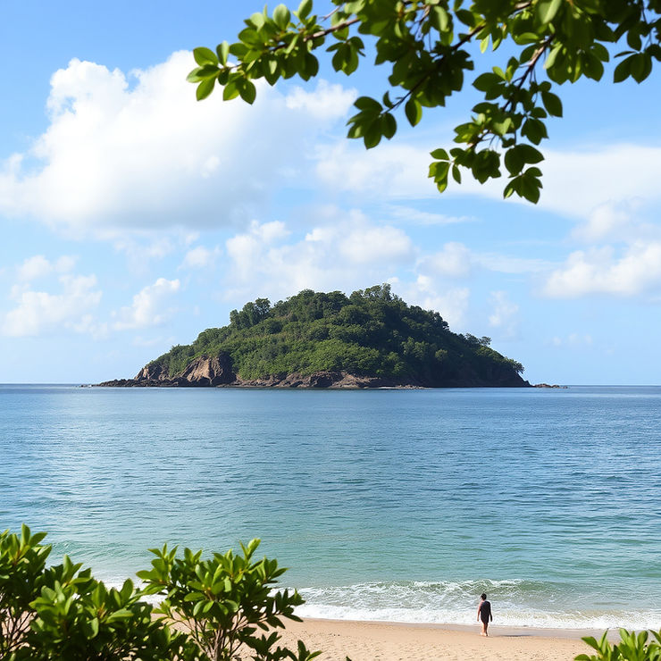 Capones island few minutes away from the beach lots