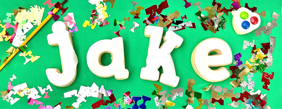 Thumbnail: Personalized Name Cookies - Paint Your Own Style