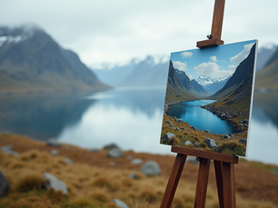 Oppdag Lofoten Gjennom Monetaksjonert Kunst i Atelieret