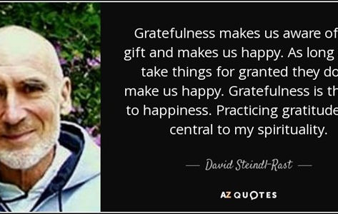 Which comes first: happiness or gratitude?