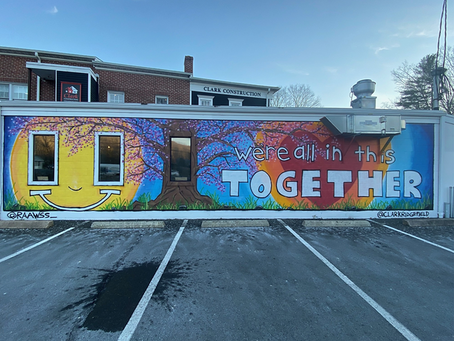 Takin' it to the street Artists-2: Ross Clark...Mural, mural on the wall...