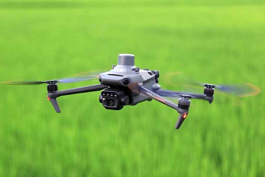 Voo do DJI Matrice 3M