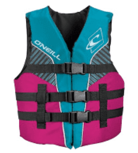 Life vests, that go around the entire torso and close securely. You should only, and I mean only, ever buy a coastguard approved flotation device, and while it may be more money upfront, you are protecting what should be something more important, and that is your child’s life and safety. But, just know that not even life vests make kids drown proof and they still require supervision from parents always near any body of water.