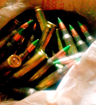 Some ammunition of some sort collected by a less than honorably Navy-discharged Nazi