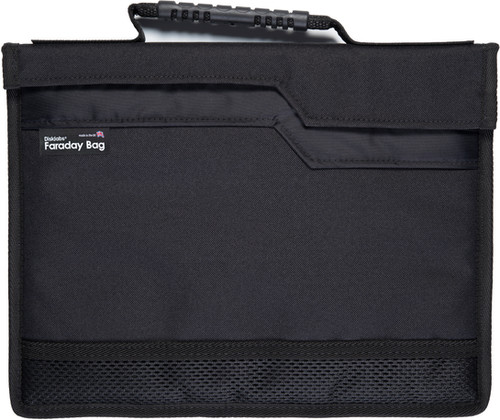 Disklabs Faraday Lab Bag LB1-USB – Medium Mit RF-gefiltertem USB 3.0, Schwarz, Für Forensische Untersuchungen