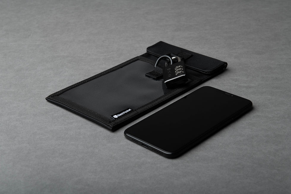 Thumbnail: Locking Faraday Bag with device