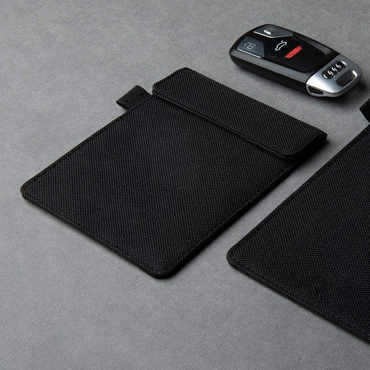 Thumbnail: Faraday Key Fob Guard with key