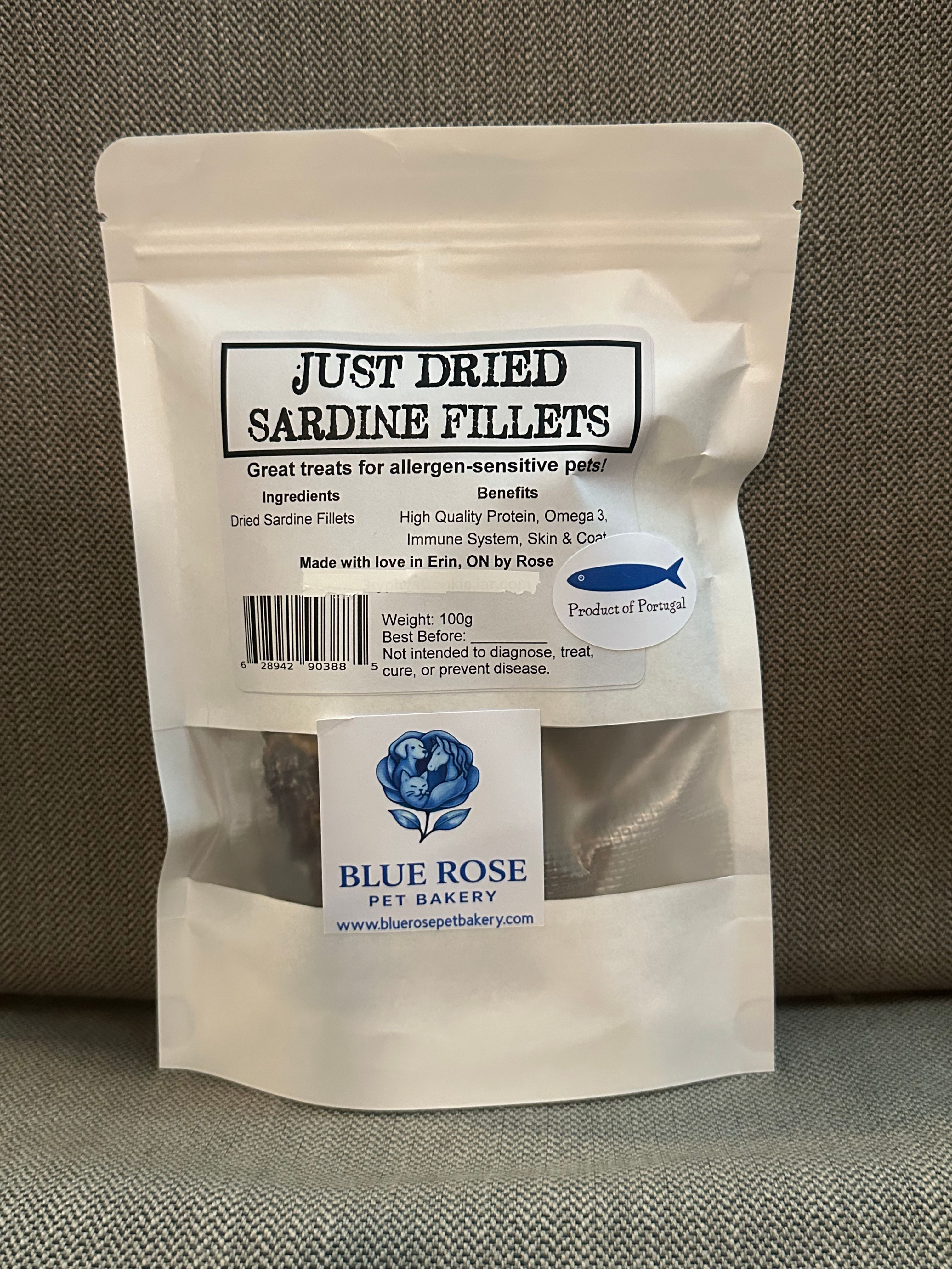 Sardine Fillet Treats (Single-Ingredient)