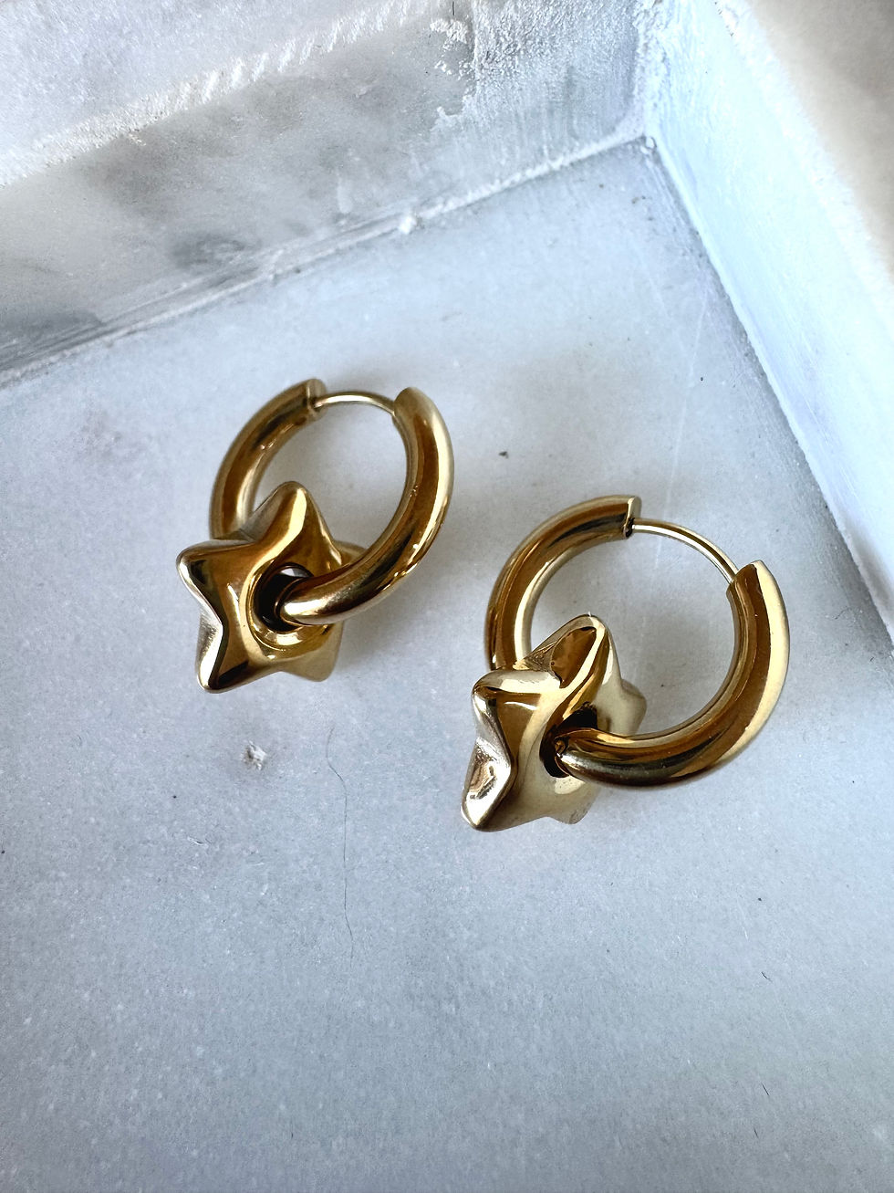 Thumbnail: Harmony Star Earrings Gold 