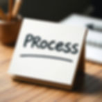 note pad that says process_ .jpg