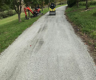 Gravel driveway repair, driveway maintanence