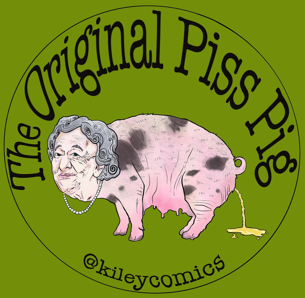 O.G. Piss Pig Sticker