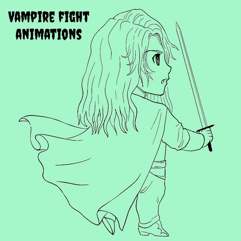 Vampire Fight Animations