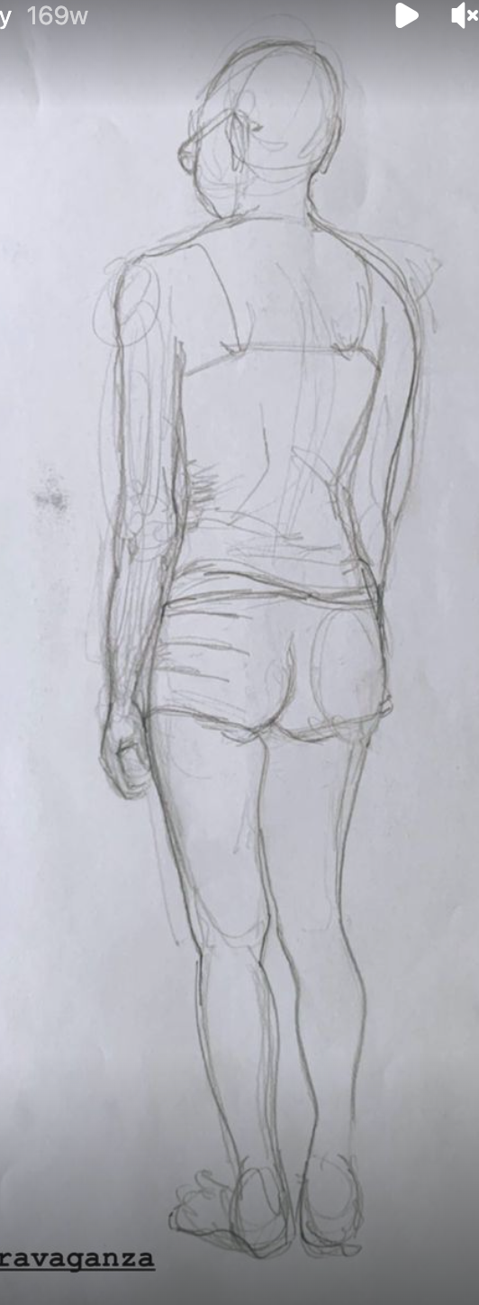 Anatomy Study Graphite