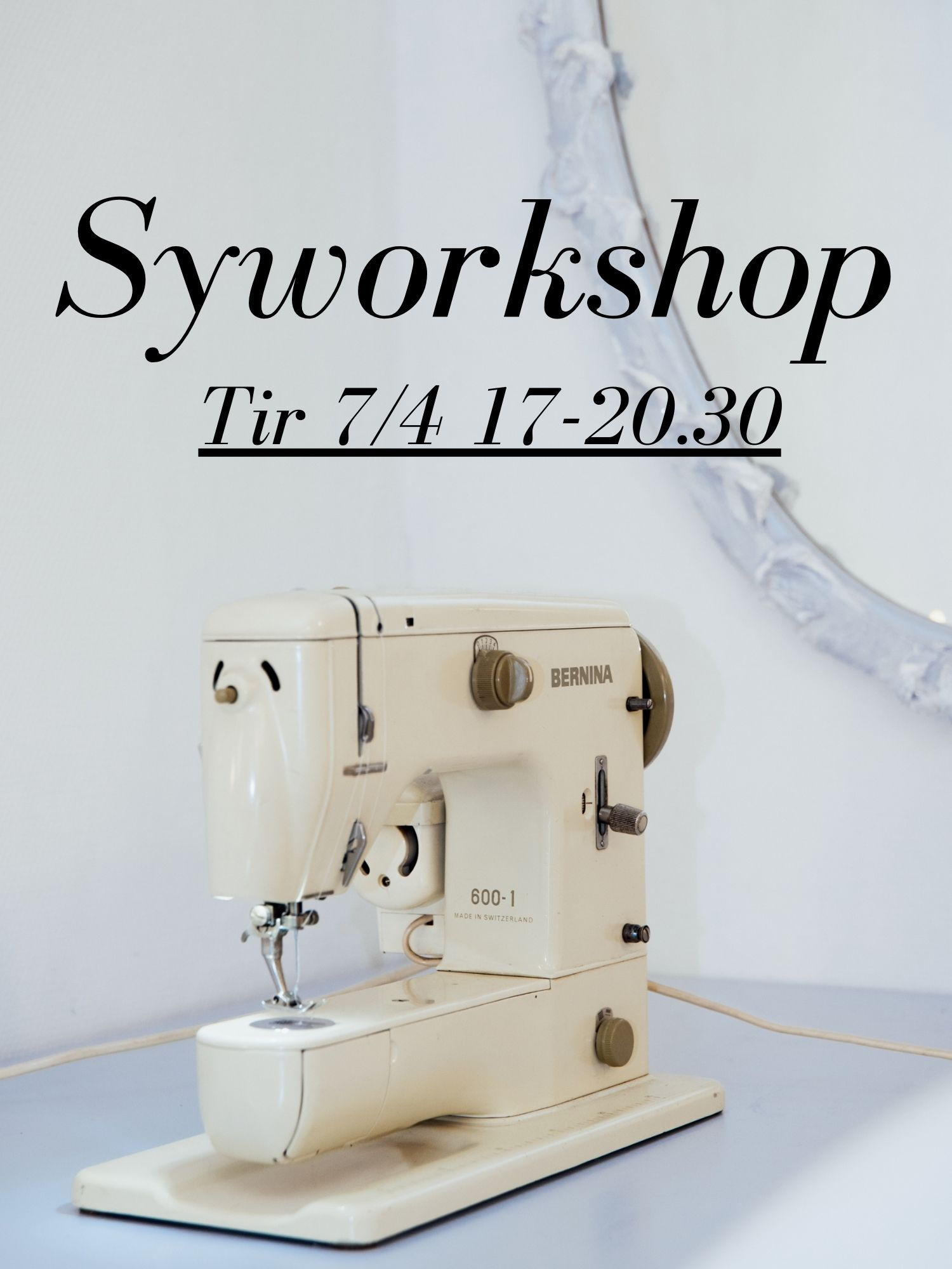 Workshop 7/4 (17-20.30)