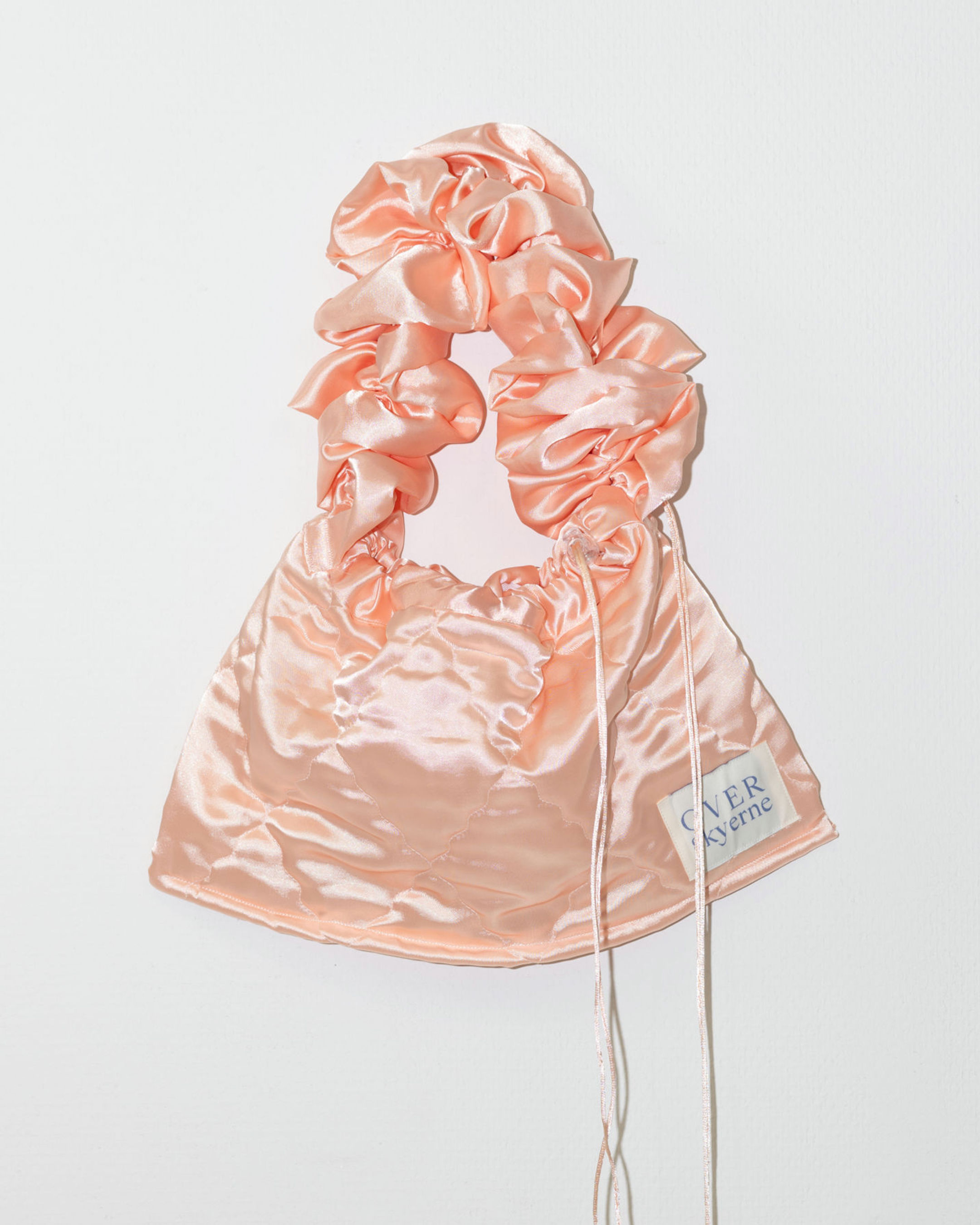 DRAWSTRING BAG MIDI PEACH
