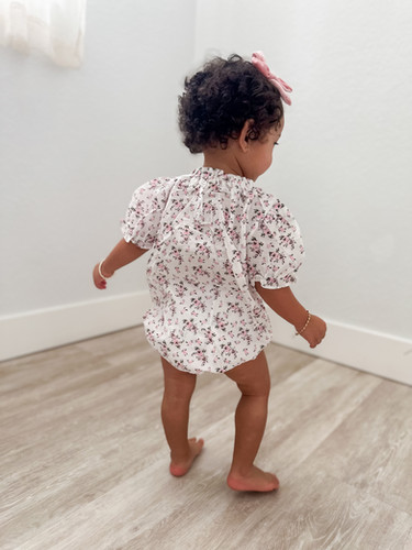 Hannah Floral Romper | Luna Mia Clothing