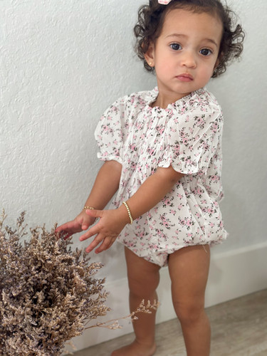 Hannah Floral Romper | Luna Mia Clothing